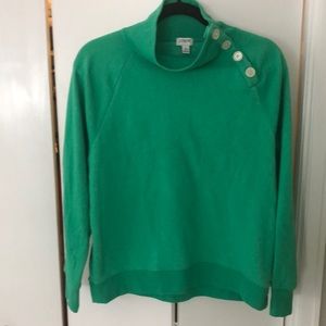 Jcrew green women’s sweater